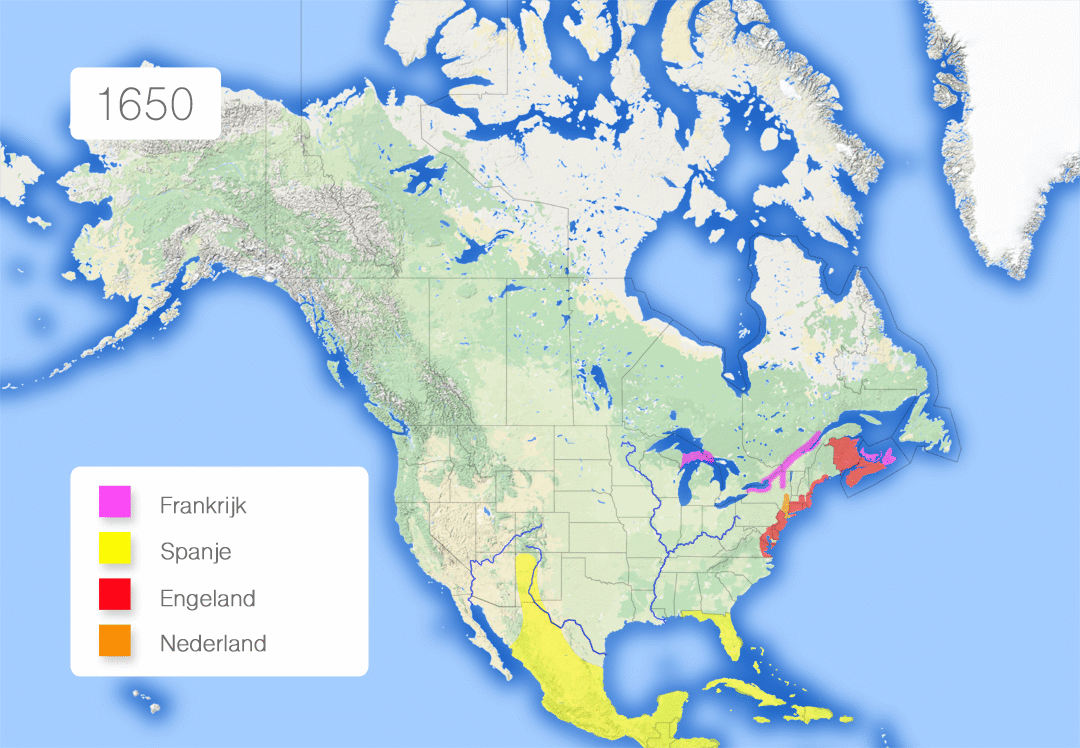 Noord Amerika kolonisatie
