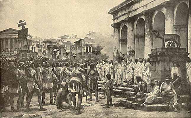 Slavenmarkt in de Romeinse tijd
